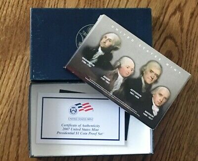 2007 Mint Presidential $1(One Dollar) Coin Proof Set w/COA