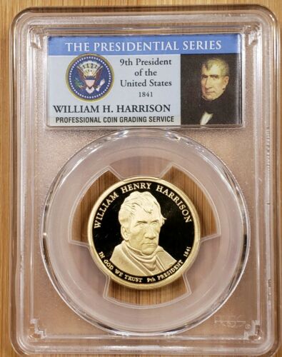 2010-S PRESIDENT Wiiliam H.Harrison $1 PCGS PR70 DCAM - Presidential Series