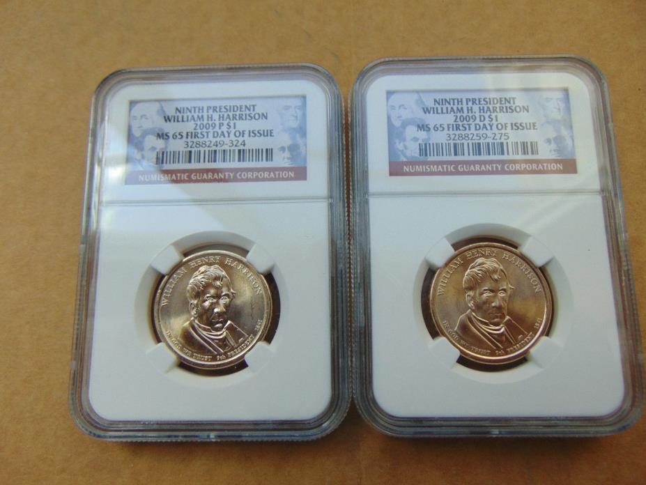 2009 D & P William Harrison NGC MS 65 1st Day of Issue