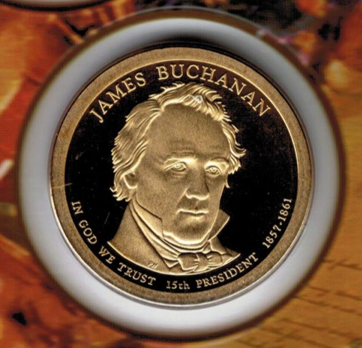 2010 James Buchanan Presidential Proof Dollar from US Mint Proof Set CP2217