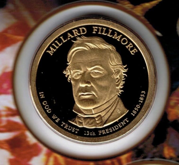 2010 Millard Fillmore Presidential Proof Dollar from US Mint Proof Set CP2211
