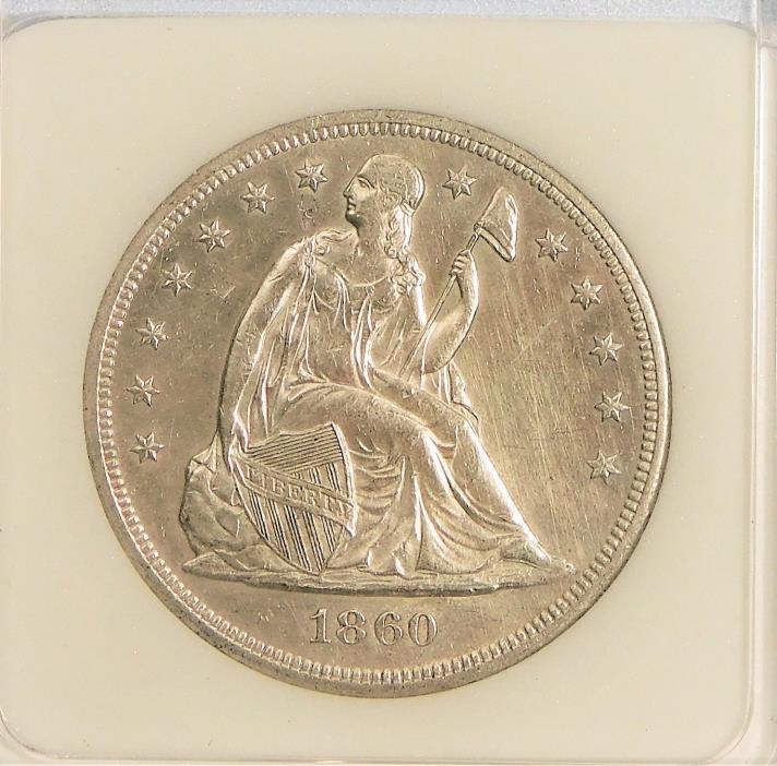 1860-O Seated Liberty Dollar - Uncirculated !!!