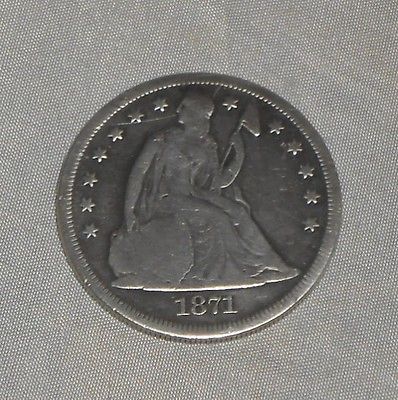SEATED LIBERTY SILVER DOLLAR 