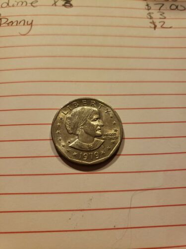 1979 P Susan B. Anthony Dollar wide rim / near date  coin