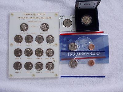 Susan B. Anthony Dollar 18 Coin Set
