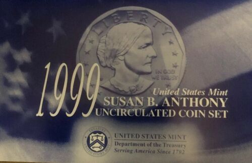 U.S. Mint:  1999 Susan B Anthony Uncirculated Coin Set