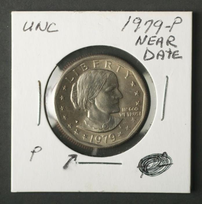 1979-P Wide Rim Near Date Susan B. Anthony Dollar, Top 100 U.S. Modern Coins