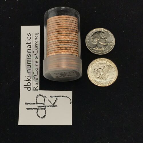 1981 D Susan B. Anthony Dollar $1 - BU Uncirculated - 25-coin Roll