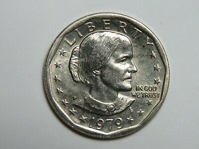 1979-P Susan B Anthony Dollar - Wide Rim Near Date