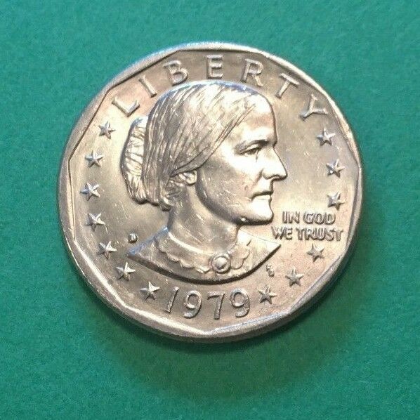 1979 D Susan B Anthony $1 Coins Excellent Circulated Condition