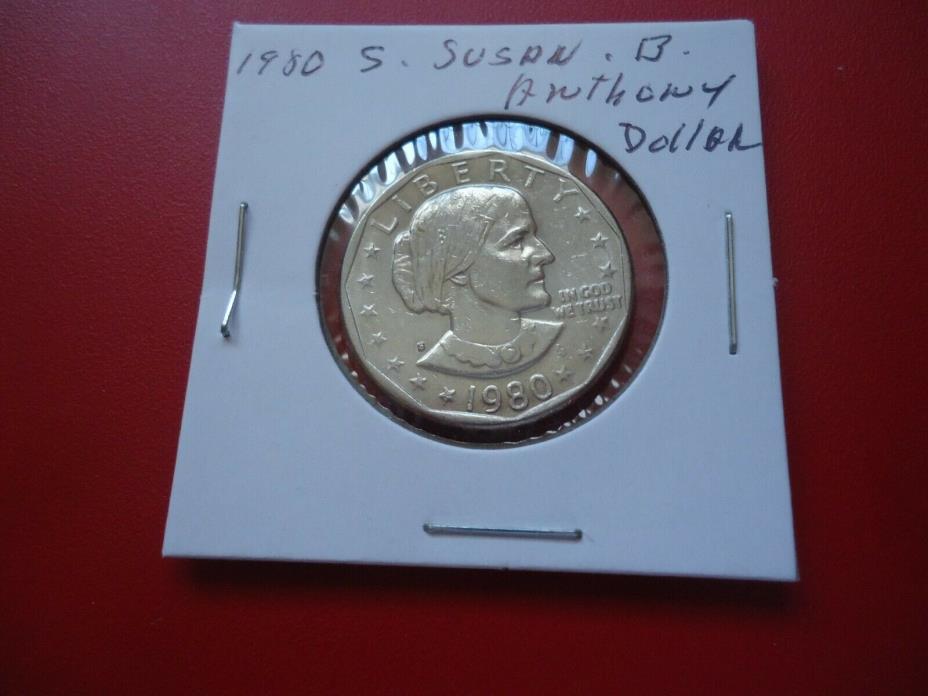 1980 S  SUSAN B. ANTHONY DOLLAR COIN