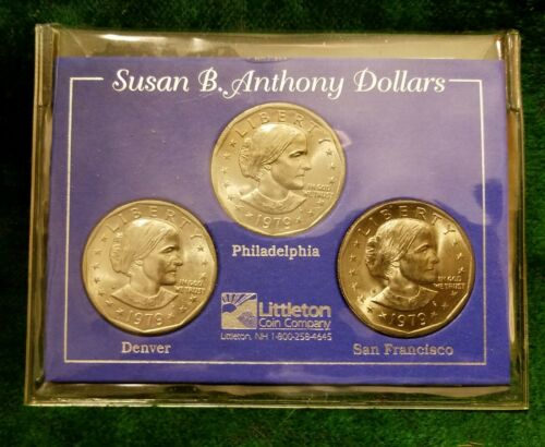 1979 Susan B Anthony Uncirculated Dollar Set, Littleton Coin Co.