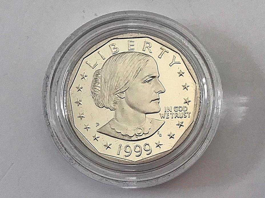 1999-P Susan B Anthony Dollar * Proof * Last Year * US Mint & COA * Low Mintage