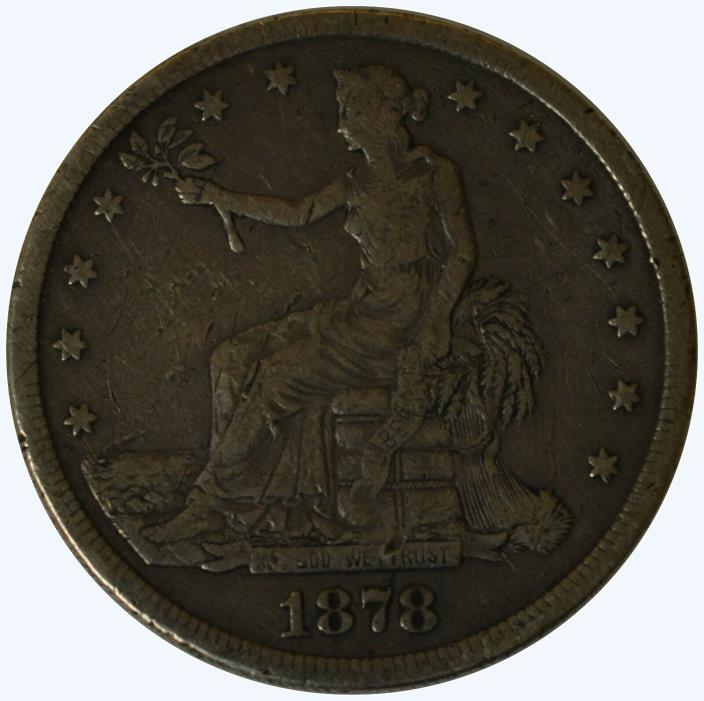 1878-S Silver Trade Dollar - *Genuine/Authentic*