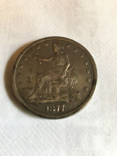 1877-s Trade Dollar.  VG+