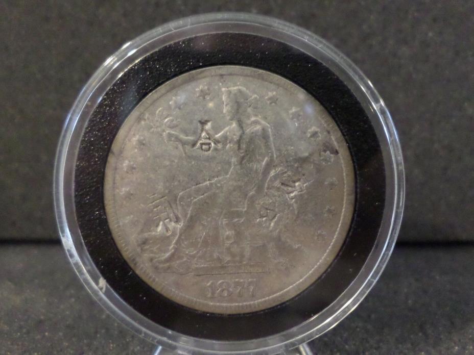 1877-S Silver US Trade Dollar (with hash marks)