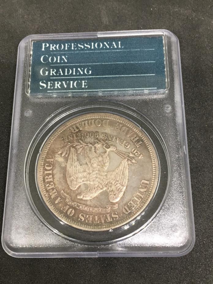 1879 Trade $ PCGS PROOF 64 - Desirable Proof Trade Dollar, Nicely Toned