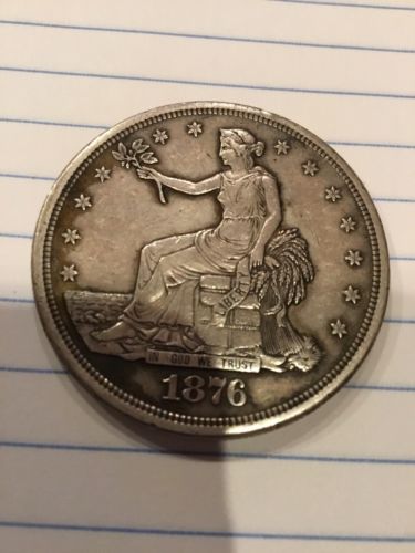 1876 S TRADE DOLLAR, NICE