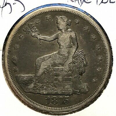 1875-S $1 SILVER Trade Dollar (49162)