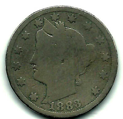 Liberty Head Nickels  1883 (with Cents)