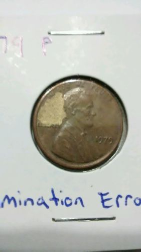 Lamination Error - 1979 P Copper Cent - Unique Pattern & Color Tone