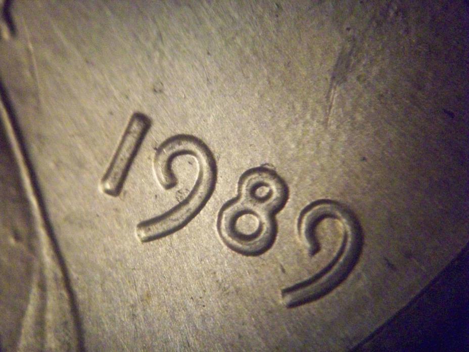 1989 P Doubled die OBV lincoln error cent  Take a look