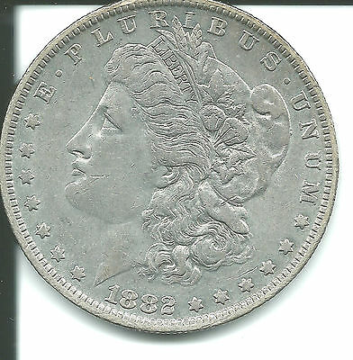 1882 O/S Morgan Silver Dollar - Beautiful Example SKU#8501