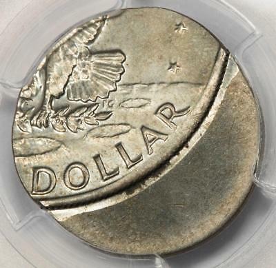 PCGS MS64 Off Center on a 6 Gram Taiwan $1 Planchet Ike Dollar Mint Error Unique