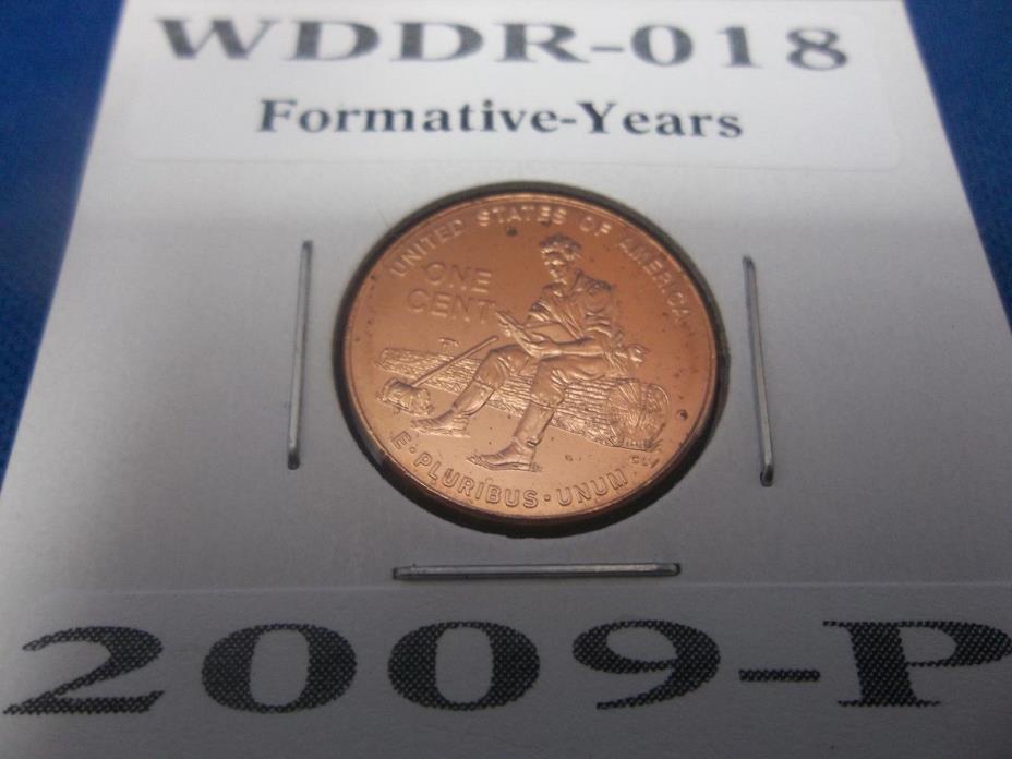 2009-P Formative Years WDDR-005,WDDR-037,WDDR-012.WDDR-18 Set of (4)  #5