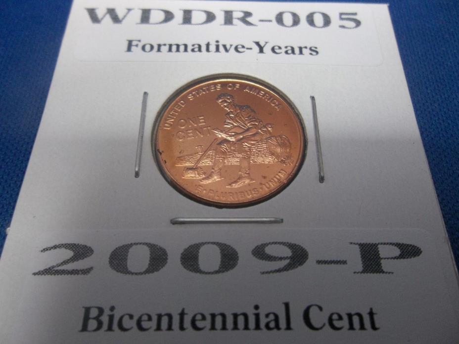 2009-P Formative Years WDDR-005,WDDR-037,WDDR-012 Set of (3) #4