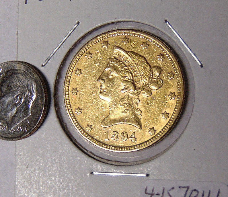 1894 Liberty $10 Gold Eagle XF Details Pre-1933 U.S. Gold Coin