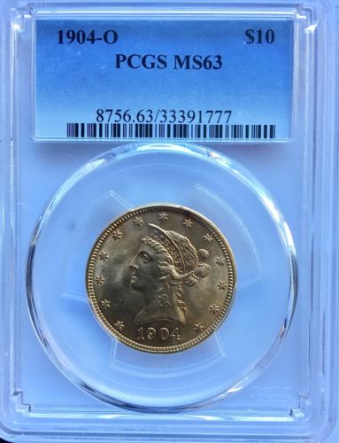 1904-O $10 Liberty Gold Eagle MS-63 PCGS -