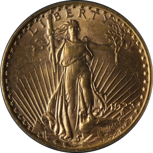1923-P Saint-Gaudens Gold $20 ANACS MS62 Nice Eye Appeal Nice Luster Nice Strike