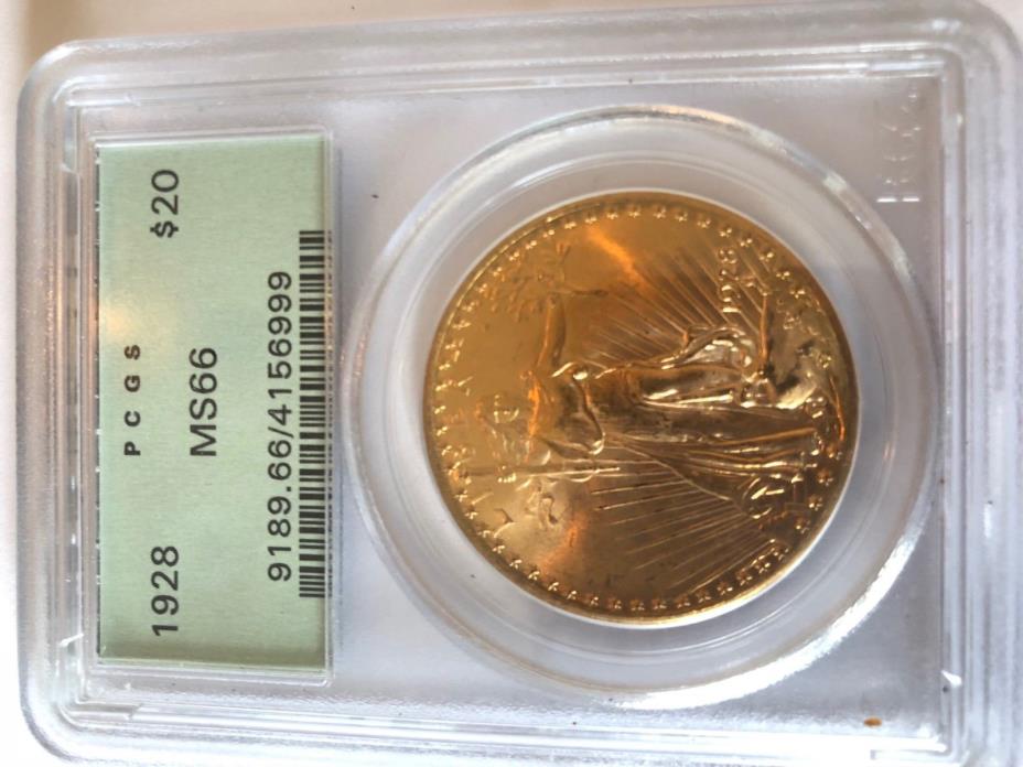 1928 $20 Gold MS66 - Stunning Coin a plus for any collection or great X-mas gift