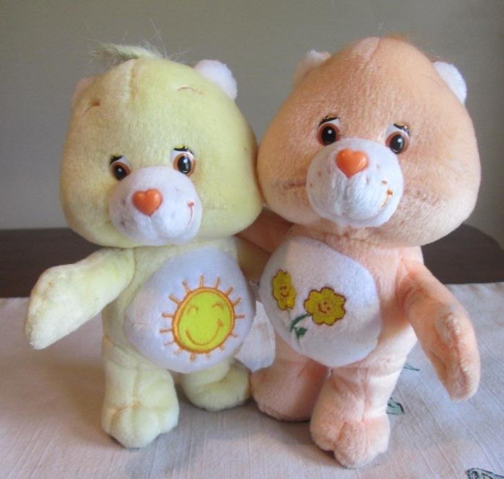Care Bears Funshine & Friend Bear 2002 TCFC HUgging