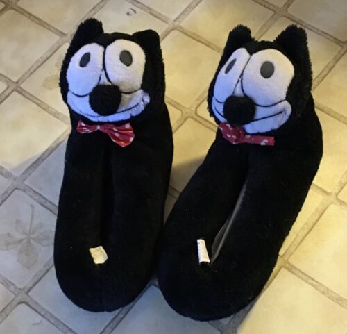 Vintage 1982 Felix The Cat Slippers, Size 9-10