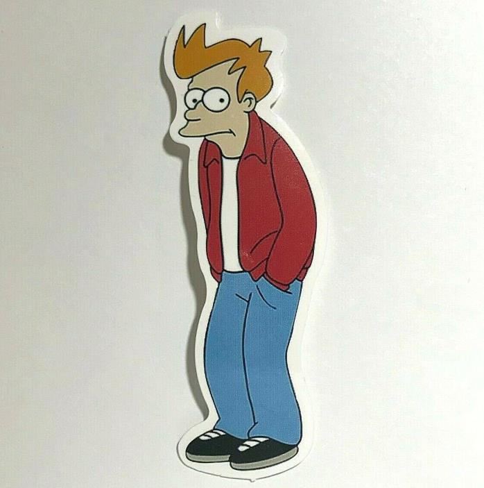 Fry Sticker • Futurama • Adult Swim • Skate xbox ps 3 4 • Bender • Decal • Gift