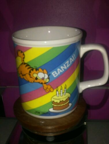 Vintage 1978 Garfield Happy Birthday BANZAL Coffee Mug