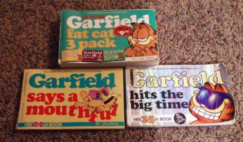 3 Garfield books,