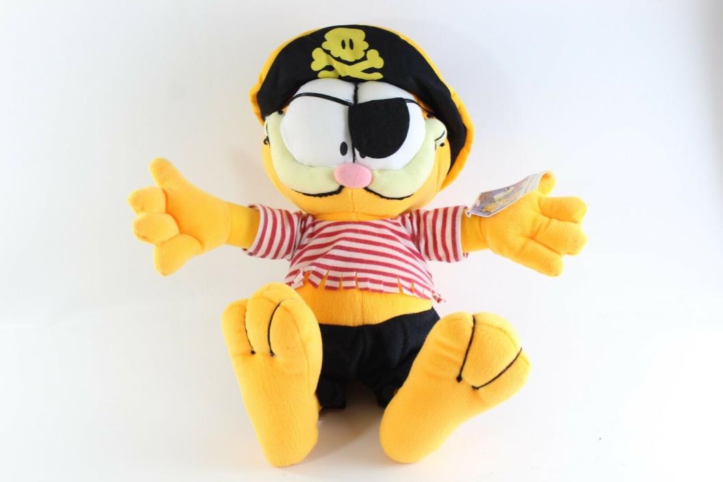 Garfield the Cat Pirate Plush Stuffed Figure By PAWS About 17