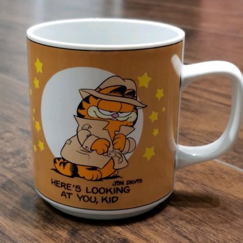 Garfield 1978 Cup Here's Lookin At You Kid coffee mug Vintage collectible