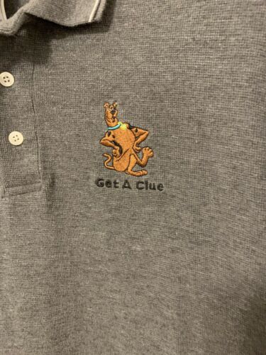 Scooby Warner Bros Get A Clue Polo Size Large