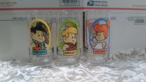 Vintage Lot 1986 Hanna-Barbera Pizza Hut Flinstone Kids Wilma Freddie Barney
