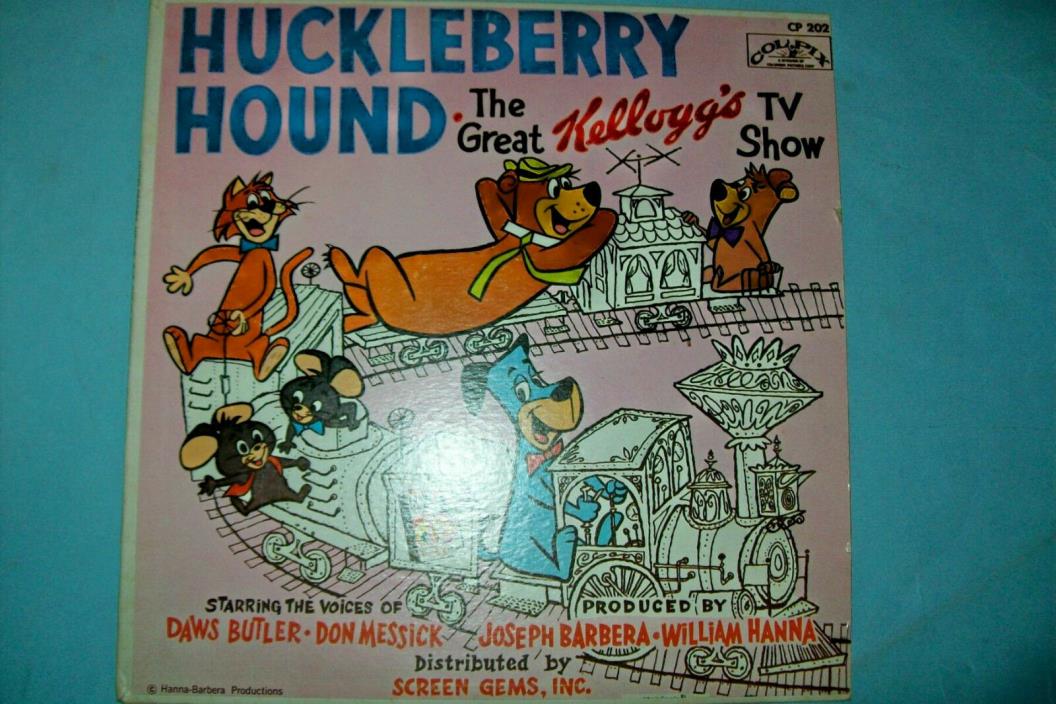 1959 Record Album-Huckleberry Hound 
