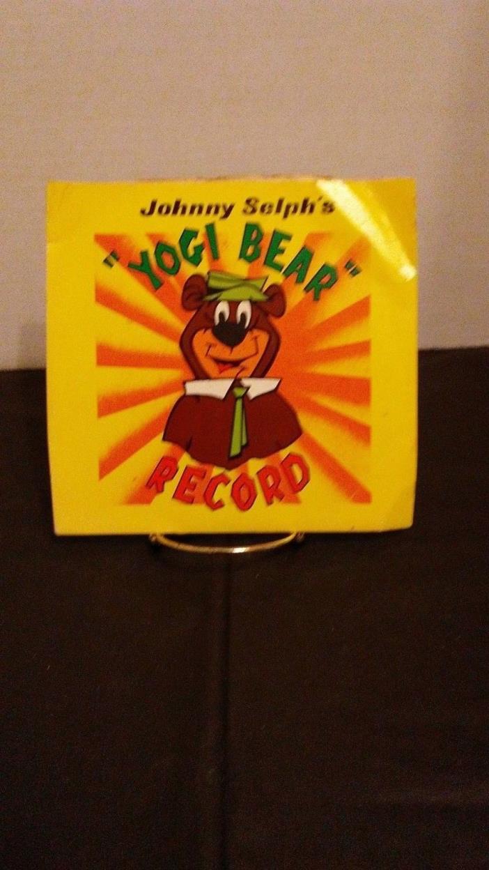Yogi Bear vintage 45 vinyl record by Johnny Selph