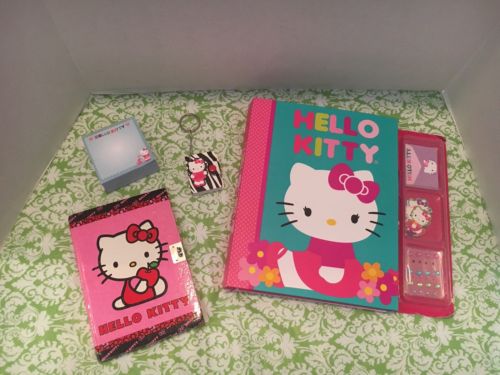 Hello Kitty Diary/Keychain/Cube/Notebook Lot