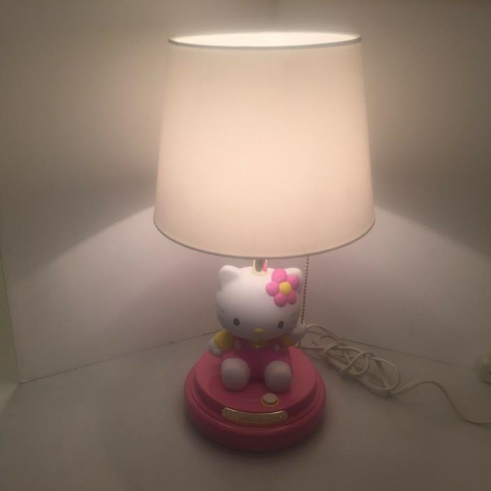 Hello Kitty - Table Lamp - Pink Yellow White - Model KT3095 - White Shade