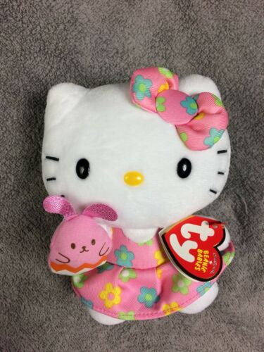 Ty Sanrio Spring Easter Hello Kitty With Bunny **BRAND NEW with TAGS INTACT**