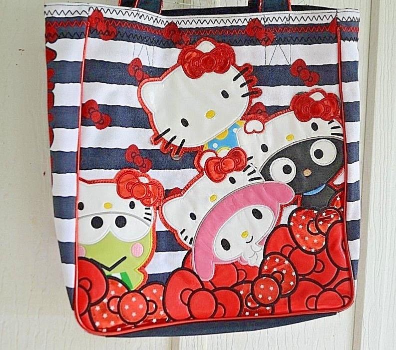 SANRIO FREINDS large colorful Hello Kitty & friends tote bag