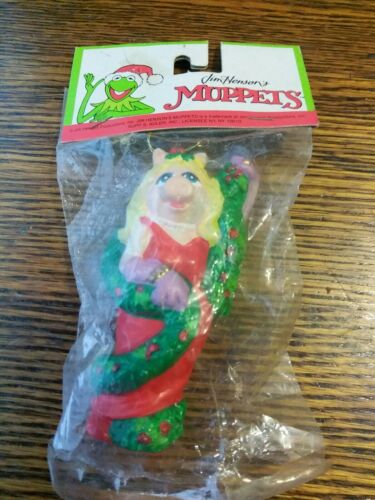 Muppets MISS PIGGY Vintage Jim Henson Productions, Ornament NEW